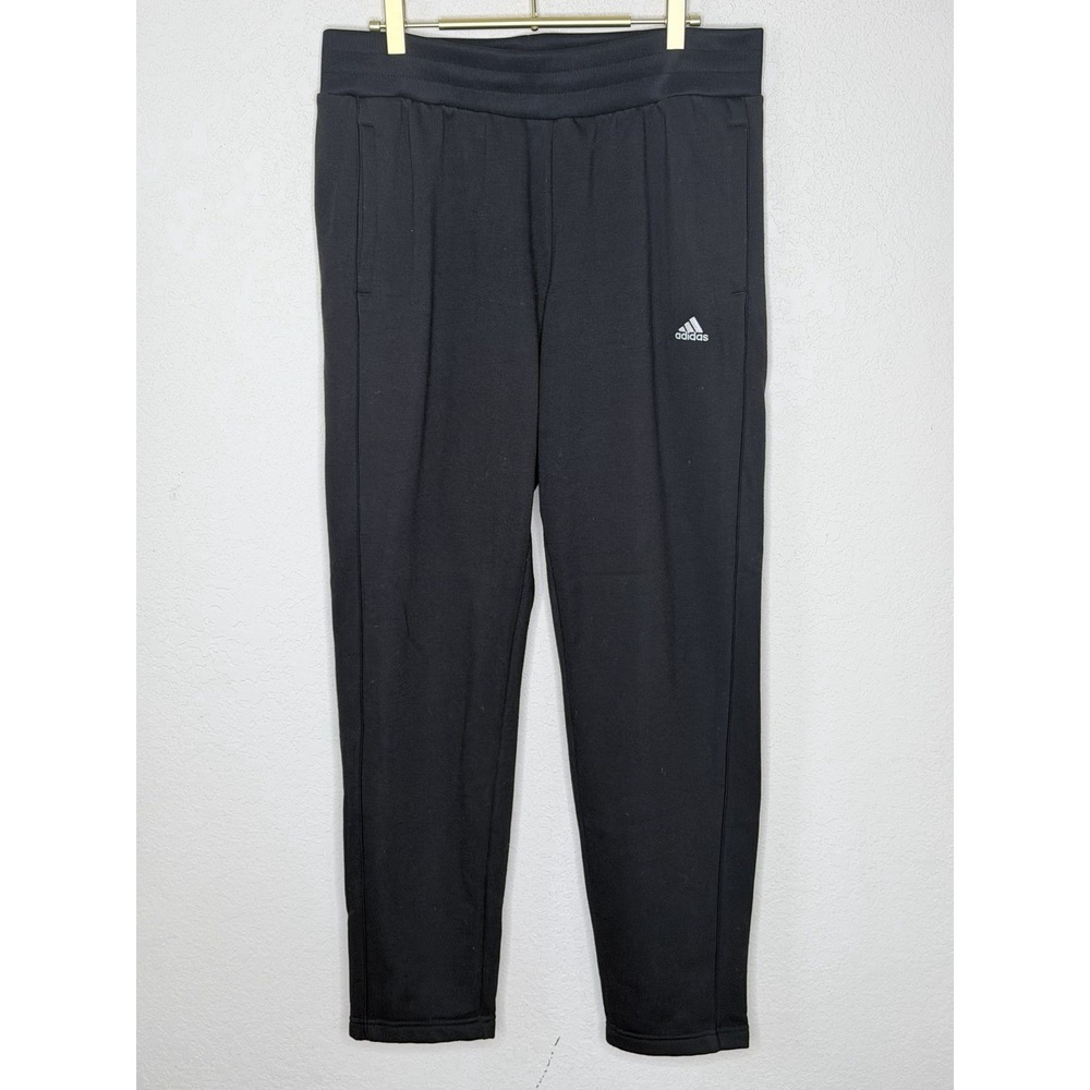 Adidas Training Pants Womens L  Black Tapered‎ Athletic Performance